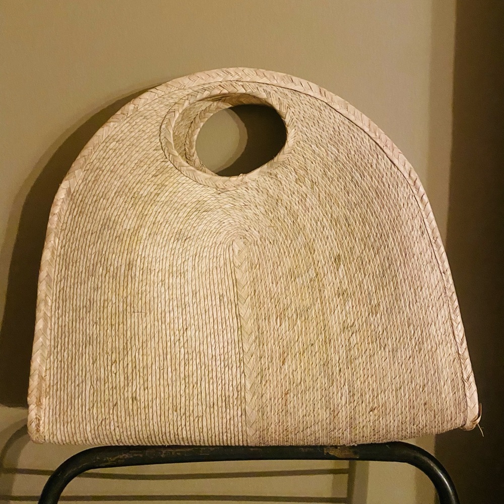 Hand made straw bags